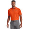 1290140 UNDER ARMOUR MEN'S TECH GOLF POLO SIZE LARGE ORANGE/GRAPHITE - Brand New