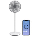 Ofuzzi Breeze 10 Smart Pedestal Fan, 39'' Quiet 140° Oscillating - WHITE - Like New
