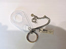 M5113852 MARC BY MARC JACOBS KEYCHAIN PURSE CHARM/HANGER SIZE LARGE - SILVER New