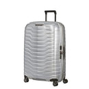 141847 SAMSONITE PROXIS LARGE HARDSIDE DUAL SPINNER WHEELS - SILVER - Brand New