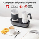 SEVEN&ME ESPRESSO MACHINE WITH MILK FROTHER MAKE LATTE CM161 - White - Like New
