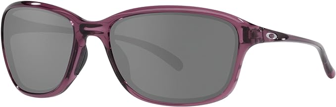 Oakley Women's Sunglasses Unstoppable 59 OO9297 - PURPLE FRAME BLACK LENSES - Like New
