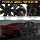 Tearnelna Model Y Wheel Covers 19" for Tesla Model Y - Matte Black - Brand New