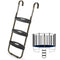 HBTOWER TRAMPOLINE LADDER 3-STEP TRAMPOLINE STEPS SKID-PROOF NJ-TL-B-008-BK Like New