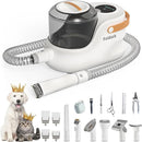 Feiduck Dog Grooming Kit Pet Grooming Vacuum Suction 2.5L Large - WHITE/BROWN Like New