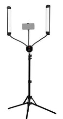 Fotodiox Selfie Starlite Stix Vlog Light Kitw/Tripod - 2X 11in Bi-Color LED - Like New