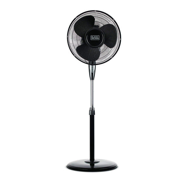 BLACK & DECKER 16 INCHES STAND FAN WITH REMOTE - BLACK - Like New