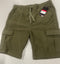 GALAXY MEN’S SUPER FLEX STRETCH CARGO SHORTS - SIZE: M - OLIVE - Brand New