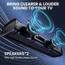 MZEIBO TV Sound Bar 50W 17Inch Small Soundbars ARC/Bluetooth 5.0 KY-MINI -BLACK - Like New