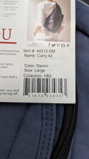 AmeriBag Healthy Back Bag 21" Carry All Crossbody Sling Denim - SIZE: Large - Brand New