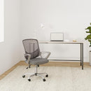 SMUG HOME OFFICE CHAIR ERGONOMIC COMPUTER DESK MESH MID-BACK HEIGHT - GREY - Like New