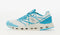 ON WOMEN'S CLOUDNOVA Z5 SNEAKERS - SIZE 7.5 - CYAN/WHITE Like New