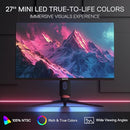 Redragon 27" 4K Flat Gaming Monitor Mini-LED UHD 160Hz 1ms Response Time - Like New