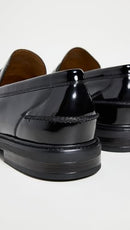 COLE HAAN MEN'S PINCH PREP PENNY LOAFER - SIZE: MEN 11.5 - BLACK BRUSHOFF - Like New
