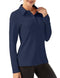 FKEEP WOMEN LONG SLEEVE POLO SHIRT GOLF SPORT TOP ATHLETIC SIZE: WOMEN M - Like New