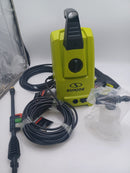 Sun Joe SPX1050 Electric Pressure Washer, 3 QDC Tips, Foam Cannon - Green Like New