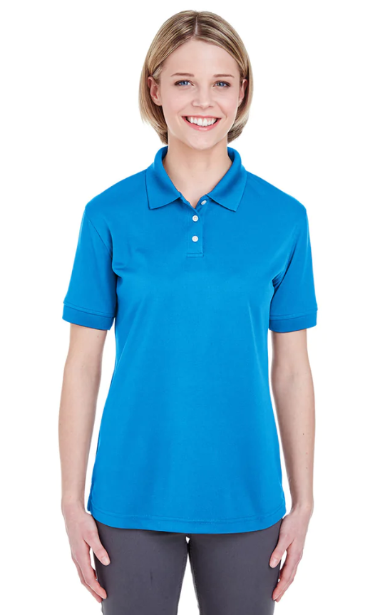 U8315L UltraClub Ladies' Platinum Piqué Polo TempControl New