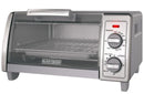 BLACK DECKER 4 SLICE TOASTER OVEN STAINLESS STEEL TO1700SG - - Scratch & Dent