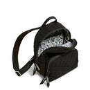 Vera Bradley Women's Cotton Mini Backpack Purse Black, One Size - Like New