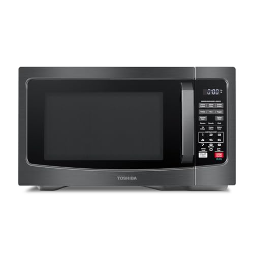 TOSHIBA EM131A5C-BS COUNTERTOP MICROWAVE OVENS 1.2 CU FT 1100W - BLACK - Like New