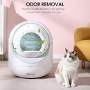 IRCPEN SELF CLEANING CAT LITTER BOX LARGE AUTOMATIC CAT LITTER BOX - WHITE - Like New