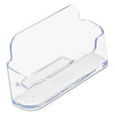 Deflecto Business Card Holder, Single Compartment, 70101 - Like New