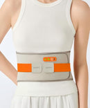 IKEEPFIT PORTABLE HEATING PAD BACK CORDLESS WEARABLE HEAT BELT MASSAGER - BEIGE - Brand New