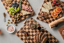 THETCHRY Cutting Boards for Kitchen Checkered Cutting Board Upgraded - Wood - Brand New