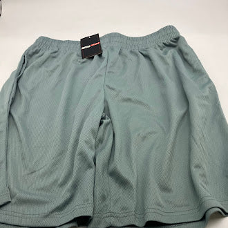 JUMP START MENS MOISTURE WICKING PERFORMANCE MESH SHORTS - SIZE: MEN M - SILVER - Brand New