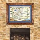 Colorado Map Wall Art Poster - Authentic Hand Drawn Maps - Brand New
