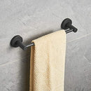 WANMAI 4 Piece Bathroom Accessories 23.6 Inch Towel Bar SUS 304 - Matte Black - Brand New