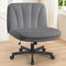 COOLHUT 26" W CRISS CROSS CHAIR WITH WHEELS - GRAY - Like New