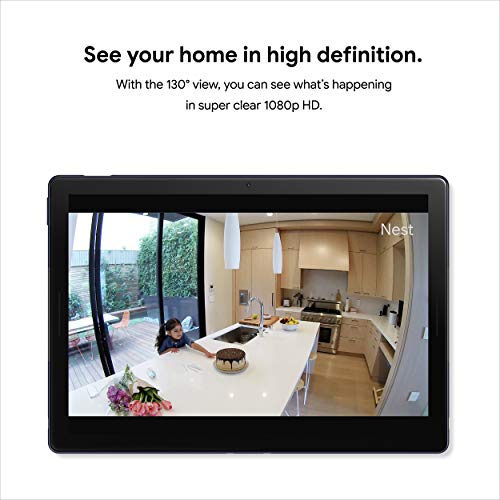 GOOGLE NEST CAM INDOOR WIRED CAMERA CONTROL WITH YOUR PHONE A0005 - BLACK - Like New