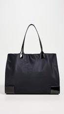 Tory Burch Women's Ella Patent Tote, 90479-001 - BLACK - Like New