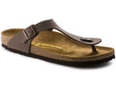 BIRKENSTOCK GIZEH BIRKO-FLOR UNISEX SANDALS - SIZE: MEN 5 WOMEN 7 - MOCHA - Like New