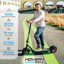 Hover-1 Alpha Electric Scooter 18MPH, 12M Range, 5HR Charge, LCD Display - BLACK Like New