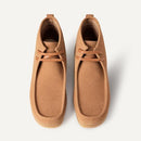 AMAZON ESSENTIALS MEN'S CHUKKA MOC TOE BOOTS TAN FAUX SUEDE SIZE MEN 10.5 - Like New