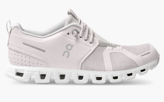 99.98822 On Running Women's Cloud 5 Terry Sneakers Lily/Sand Size 9.5 - Like New
