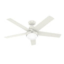HUNTER FAN COMPANY AERODYNE CEILING FAN 52" - FRESH WHITE - Like New