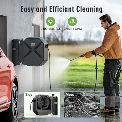 SWIPESMITH 5500PSI MAX WALL-MOUNTED PRESSURE WASHER REMOTE CONTROL - BLACK - Like New