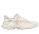 Skechers Womens Street Wave Sneaker Memory Foam Lux, Slip-ins, Size 7, Off White - Like New