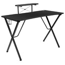 Flash Furniture Mallot Black Gaming Desk B084SB6464 - Black - Like New