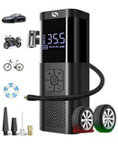 Tire Inflator Portable Tire Compressor Cordless Tire Inflator with LED Light - Like New