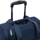 TPRC 15" Smart Underseat Carry-On Luggage with USB Charging Port, Navy Blue - Brand New