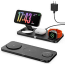 SUNGUY 3 IN 1 WIRELESS CHARGING STATION FOR APPLE DVICES - BLACK - Like New