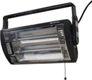 Comfort Zone Ceiling Mounted Space Heater 1,500W, CZQTV5M - Black - Like New