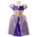 DISNEY PRINCESS RAPUNZEL SING & SHIMMER MUSICAL DRESS COSTUME ONE SIZE - PURPLE - Like New
