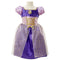 DISNEY PRINCESS RAPUNZEL SING & SHIMMER MUSICAL DRESS COSTUME ONE SIZE - PURPLE - Like New