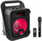 PyleUsa PPHP87TLB Portable Bluetooth PA Speaker - 360W 8” Karaoke Remote - Black Like New