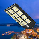 OPKIDDLE 1200W SOLAR STREET LIGHT OUTDOOR DUSK TO DAWN HIGH BRIGHTNESS - BLACK - Brand New